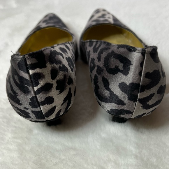 Vintage Claudio Merazzi 2 Tone Dalmatian Print Kitten Heel size 6 - Picture 4 of 12